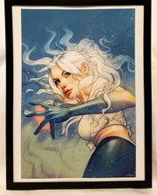 Load image into Gallery viewer, Dolphin (from Aquaman) by Joshua Middleton FRAMED 12x16 Art Print Poster DC Comics