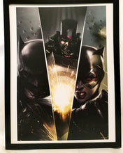 Load image into Gallery viewer, Batman Catwoman by Francesco Mattina FRAMED 12x16 Art Print DC Comics Poster