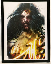 Load image into Gallery viewer, Wonder Woman Zombie DCeased by Francesco Mattina FRAMED 12x16 Art Print Poster DC Comics