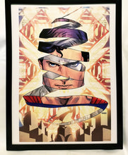 Load image into Gallery viewer, Superman by Clay Mann FRAMED 12x16 Art Print Poster DC Comics