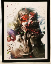 Load image into Gallery viewer, Harley Quinn Zombie DCeased by Francesco Mattina FRAMED 12x16 Art Print Poster DC Comics