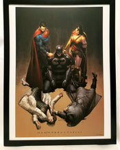 Load image into Gallery viewer, Batman Wonder Woman by Clay Mann FRAMED 12x16 Art Print Poster DC Comics