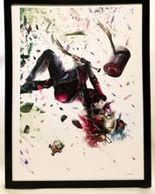 Load image into Gallery viewer, Harley Quinn by Francesco Mattina FRAMED 12x16 Art Print DC Comics Poster