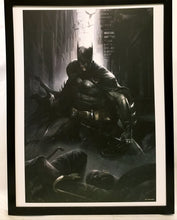 Load image into Gallery viewer, Batman by Francesco Mattina FRAMED 12x16 Art Print DC Comics Poster