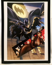 Load image into Gallery viewer, Batman & Catwoman by Frank Cho FRAMED 12x16 Art Print DC Comics Poster