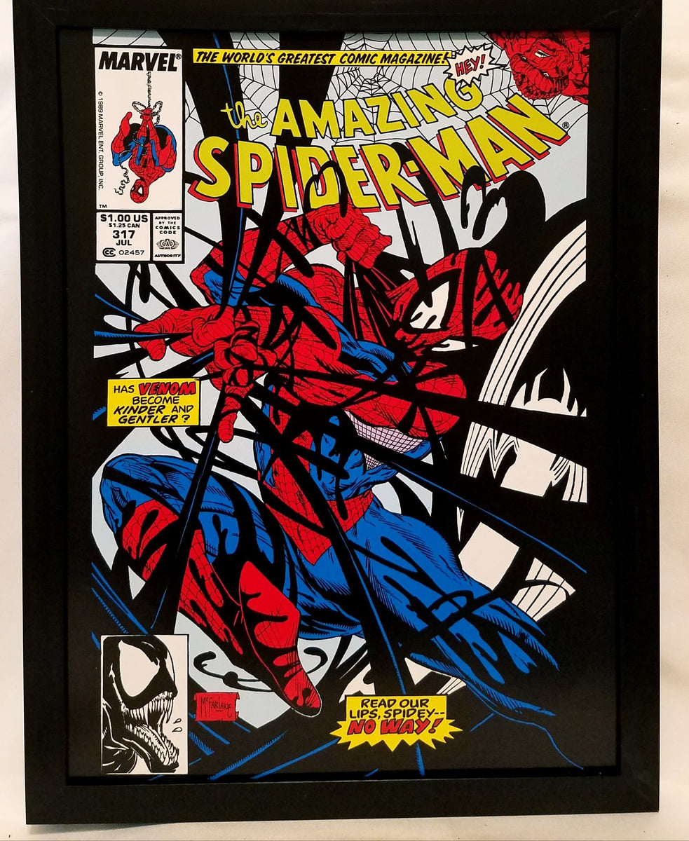 Amazing Spider-Man #317 by Todd McFarlane FRAMED 9x12 Art 