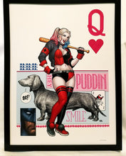 Load image into Gallery viewer, Harley Quinn by Frank Cho FRAMED 12x16 Art Print DC Comics Poster
