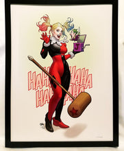 Load image into Gallery viewer, Harley Quinn by Frank Cho FRAMED 12x16 Art Print DC Comics Poster