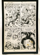 Load image into Gallery viewer, Fantastic Four #71 pg. 6 by Jack Kirby 11x17 FRAMED Original Art Poster Marvel Comics
