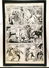 Load image into Gallery viewer, Fantastic Four #71 pg. 18 by Jack Kirby 11x17 FRAMED Original Art Poster Marvel Comics