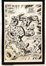Load image into Gallery viewer, Fantastic Four Annual #6 pg. 32 by Jack Kirby 11x17 FRAMED Original Art Poster Marvel Comics
