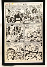 Load image into Gallery viewer, Fantastic Four Annual #6 pg. 46 by Jack Kirby 11x17 FRAMED Original Art Poster Marvel Comics