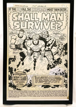 Load image into Gallery viewer, Fantastic Four #83 pg. 1 by Jack Kirby 11x17 FRAMED Original Art Poster Marvel Comics