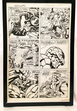 Load image into Gallery viewer, Fantastic Four #71 pg. 5 by Jack Kirby 11x17 FRAMED Original Art Poster Marvel Comics
