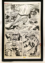 Load image into Gallery viewer, Fantastic Four Annual #6 pg. 18 by Jack Kirby 11x17 FRAMED Original Art Poster Marvel Comics