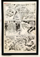 Load image into Gallery viewer, Fantastic Four Annual #6 pg. 20 by Jack Kirby 11x17 FRAMED Original Art Poster Marvel Comics