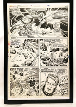 Load image into Gallery viewer, Fantastic Four Annual #6 pg. 34 by Jack Kirby 11x17 FRAMED Original Art Poster Marvel Comics