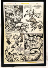 Load image into Gallery viewer, Marvel Two-In-One Annual #2 pg. 36 by Jim Starlin 11x17 FRAMED Original Art Poster Comics