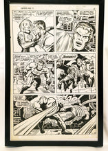 Load image into Gallery viewer, Fantastic Four #71 pg. 14 by Jack Kirby 11x17 FRAMED Original Art Poster Marvel Comics