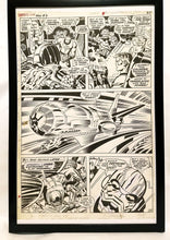 Load image into Gallery viewer, Fantastic Four Annual #6 pg. 24 by Jack Kirby 11x17 FRAMED Original Art Poster Marvel Comics