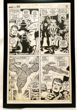 Load image into Gallery viewer, Fantastic Four #82 pg. 2 by Jack Kirby 11x17 FRAMED Original Art Poster Marvel Comics