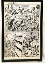 Load image into Gallery viewer, Fantastic Four #71 pg. 7 by Jack Kirby 11x17 FRAMED Original Art Poster Marvel Comics