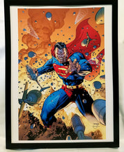Load image into Gallery viewer, Superman by Jim Lee FRAMED 12x16 Art Print DC Comics Poster