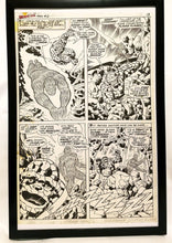 Load image into Gallery viewer, Fantastic Four Annual #6 pg. 11 by Jack Kirby 11x17 FRAMED Original Art Poster Marvel Comics