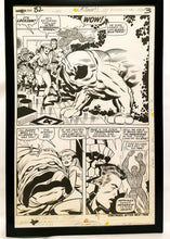 Load image into Gallery viewer, Fantastic Four #82 pg. 3 by Jack Kirby 11x17 FRAMED Original Art Poster Marvel Comics
