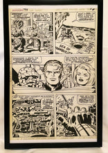 Load image into Gallery viewer, Fantastic Four #98 pg. 4 by Jack Kirby 11x17 FRAMED Original Art Poster Marvel Comics