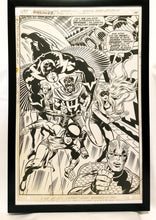 Load image into Gallery viewer, Fantastic Four #83 pg. 10 Inhumans by Jack Kirby 11x17 FRAMED Original Art Poster Marvel Comics