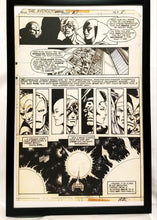 Load image into Gallery viewer, Avengers Annual #7 pg. 8 by Jim Starlin 11x17 FRAMED Original Art Poster Marvel Comics