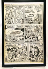 Load image into Gallery viewer, Fantastic Four #98 pg. 3 by Jack Kirby 11x17 FRAMED Original Art Poster Marvel Comics