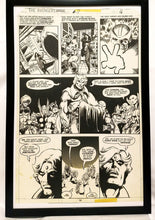 Load image into Gallery viewer, Avengers Annual #7 pg. 16 by Jim Starlin 11x17 FRAMED Original Art Poster Marvel Comics