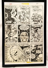 Load image into Gallery viewer, Marvel Two-In-One Annual #2 pg. 39 by Jim Starlin 11x17 FRAMED Original Art Poster Comics