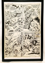 Load image into Gallery viewer, Fantastic Four #84 pg. 8 by Jack Kirby 11x17 FRAMED Original Art Poster Marvel Comics
