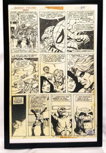 Load image into Gallery viewer, Marvel Two-In-One Annual #2 pg. 46 by Jim Starlin 11x17 FRAMED Original Art Poster Comics