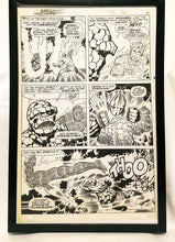 Load image into Gallery viewer, Fantastic Four #71 pg. 11 by Jack Kirby 11x17 FRAMED Original Art Poster Marvel Comics