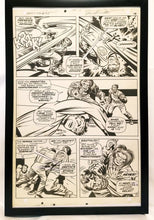 Load image into Gallery viewer, Fantastic Four #70 pg. 11 by Jack Kirby 11x17 FRAMED Original Art Poster Marvel Comics