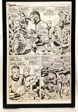 Load image into Gallery viewer, Fantastic Four Annual #6 pg. 2 by Jack Kirby 11x17 FRAMED Original Art Poster Marvel Comics