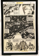 Load image into Gallery viewer, Avengers Annual #7 pg. 24 by Jim Starlin 11x17 FRAMED Original Art Poster Marvel Comics