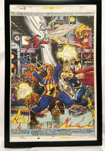 Load image into Gallery viewer, Marvel Two-In-One Annual #2 pg. 35 by Jim Starlin 11x17 FRAMED Original Art Poster Comics