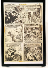Load image into Gallery viewer, Swamp Thing #2 pg. 2 by Bernie Wrightson 11x17 FRAMED Original Art Poster DC Comics