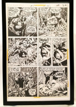 Load image into Gallery viewer, Swamp Thing #1 pg. 19 by Bernie Wrightson 11x17 FRAMED Original Art Poster DC Comics