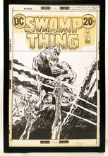 Load image into Gallery viewer, Swamp Thing #3 by Bernie Wrightson 11x17 FRAMED Original Art Poster DC Comics