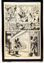 Load image into Gallery viewer, Swamp Thing #7 pg. 10 by Bernie Wrightson 11x17 FRAMED Original Art Poster DC Comics