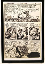 Load image into Gallery viewer, Swamp Thing #5 pg. 17 by Bernie Wrightson 11x17 FRAMED Original Art Poster DC Comics