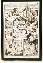 Load image into Gallery viewer, House of Mystery #195 pg. 4 by Bernie Wrightson 11x17 FRAMED Original Art Poster DC Comics
