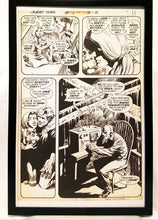 Load image into Gallery viewer, Swamp Thing #1 pg. 9 by Bernie Wrightson 11x17 FRAMED Original Art Poster DC Comics