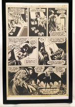 Load image into Gallery viewer, Swamp Thing #7 pg. 15 by Bernie Wrightson 11x17 FRAMED Original Art Poster DC Comics